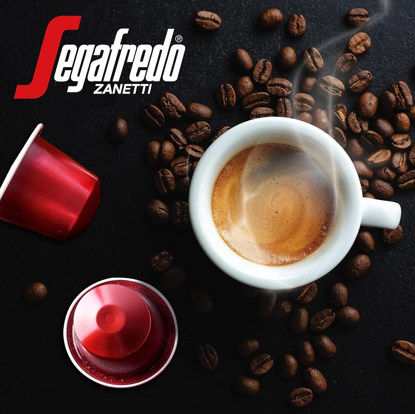 Segafredo Zanetti Espresso Capsules – Aluminum Pods for Nespresso Original Machines – Sinfonia & Encore Variety Premium Espresso – Medium & Medium-Dark Roast – Sinfonia & Encore, 10 Count (Pack of 4)