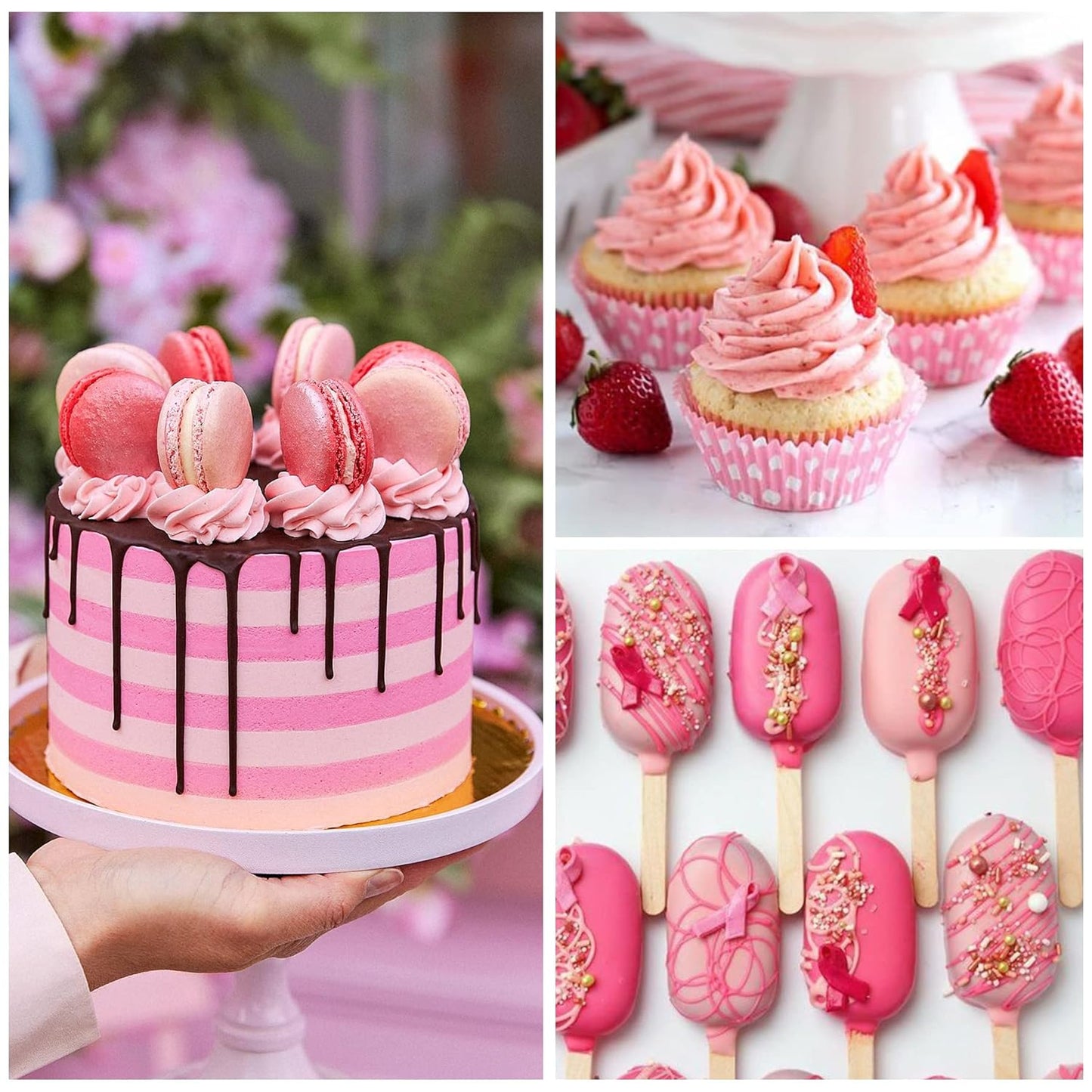 Edible Glitter - 30g Edible Luster Dust Metallic Food Grade Coloring Glitter for Drinks, Cake Decorating, Baking - Edible Dust Powder Shimmer Sprinkle Powder for Icing, Cocktail, Wine, Candy (Red)