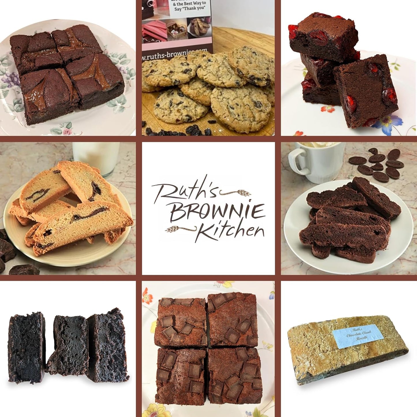 Ruth’s Walnut Cake Style Brownies 3 Dozen – Gourmet Baked Treats | Delicious Gift with The Finest Ingredients | Guaranteed to Arrive Fresh