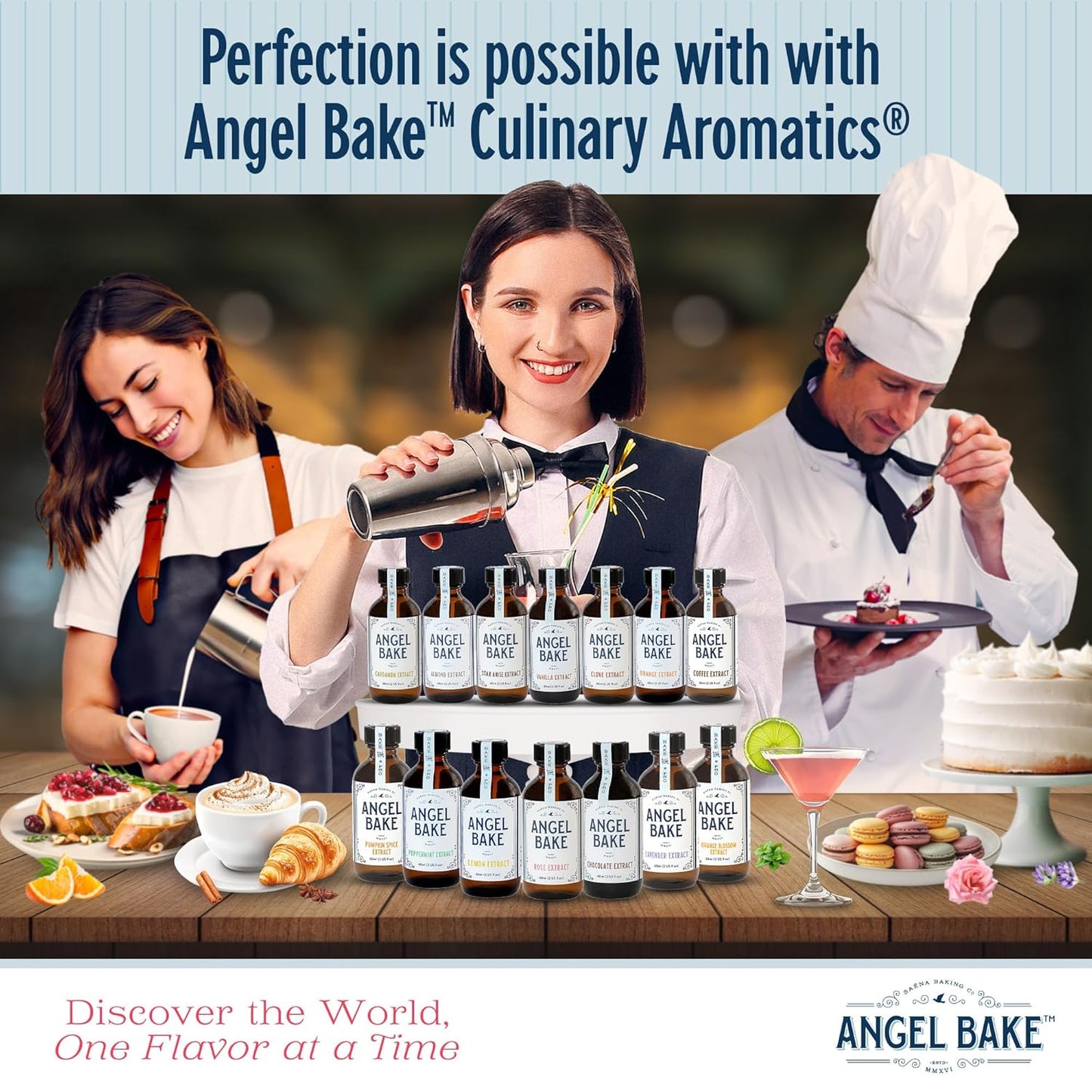 Pure Bulgarian Rose Extract for Baking and Mixology – Natural Floral Essence for Baking, Flavoring, Mixology – Kosher, Keto Friendly, Vegan, Gluten-Free (2 Oz Extract w/ Latex-Free Dropper & Spritzer)