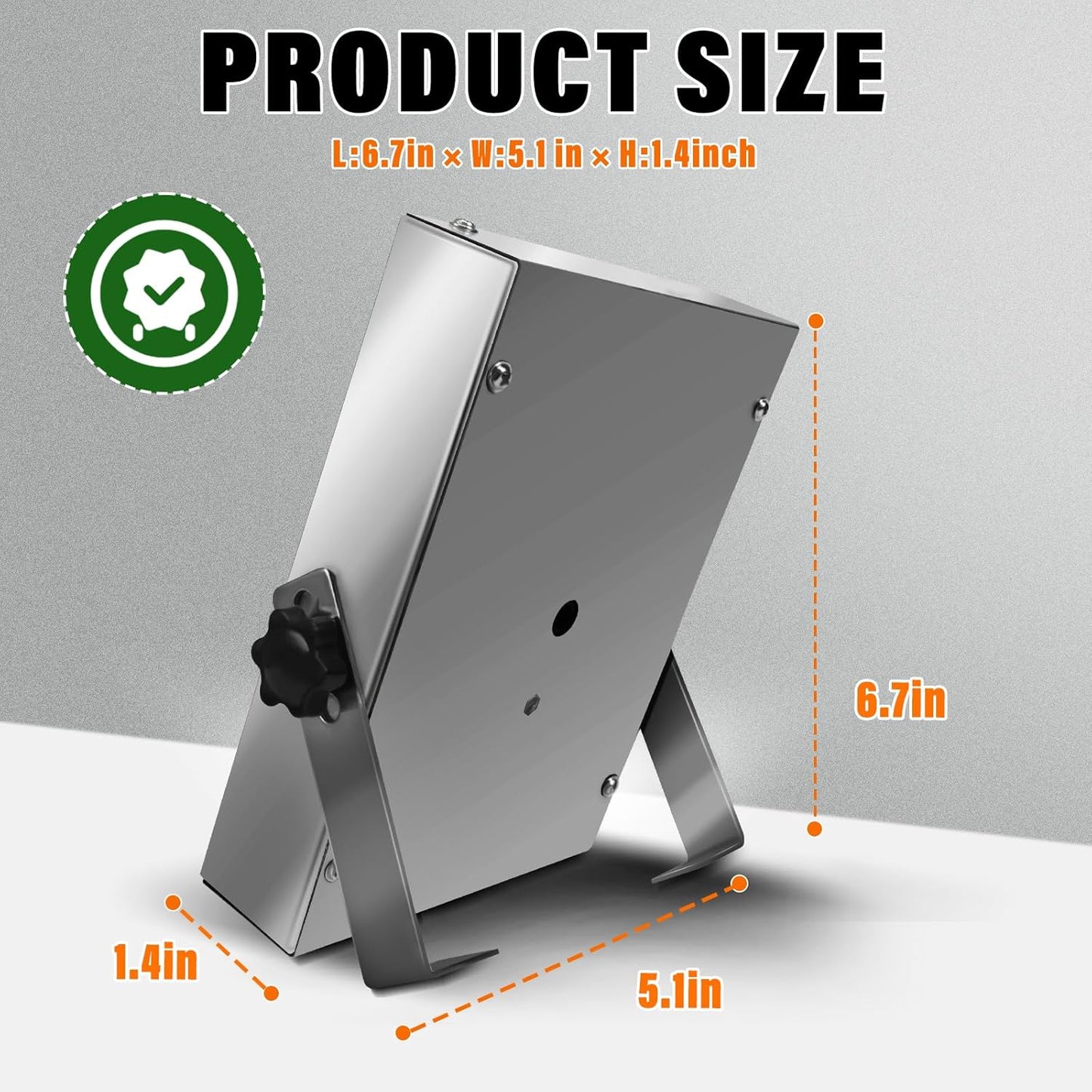 4 Channel Kitchen Timer – Cordless Timers for Cooking with Audio Alerts – Stainless Steel LED Digital Timer for Commercial Restaurants Home Kitchen Black