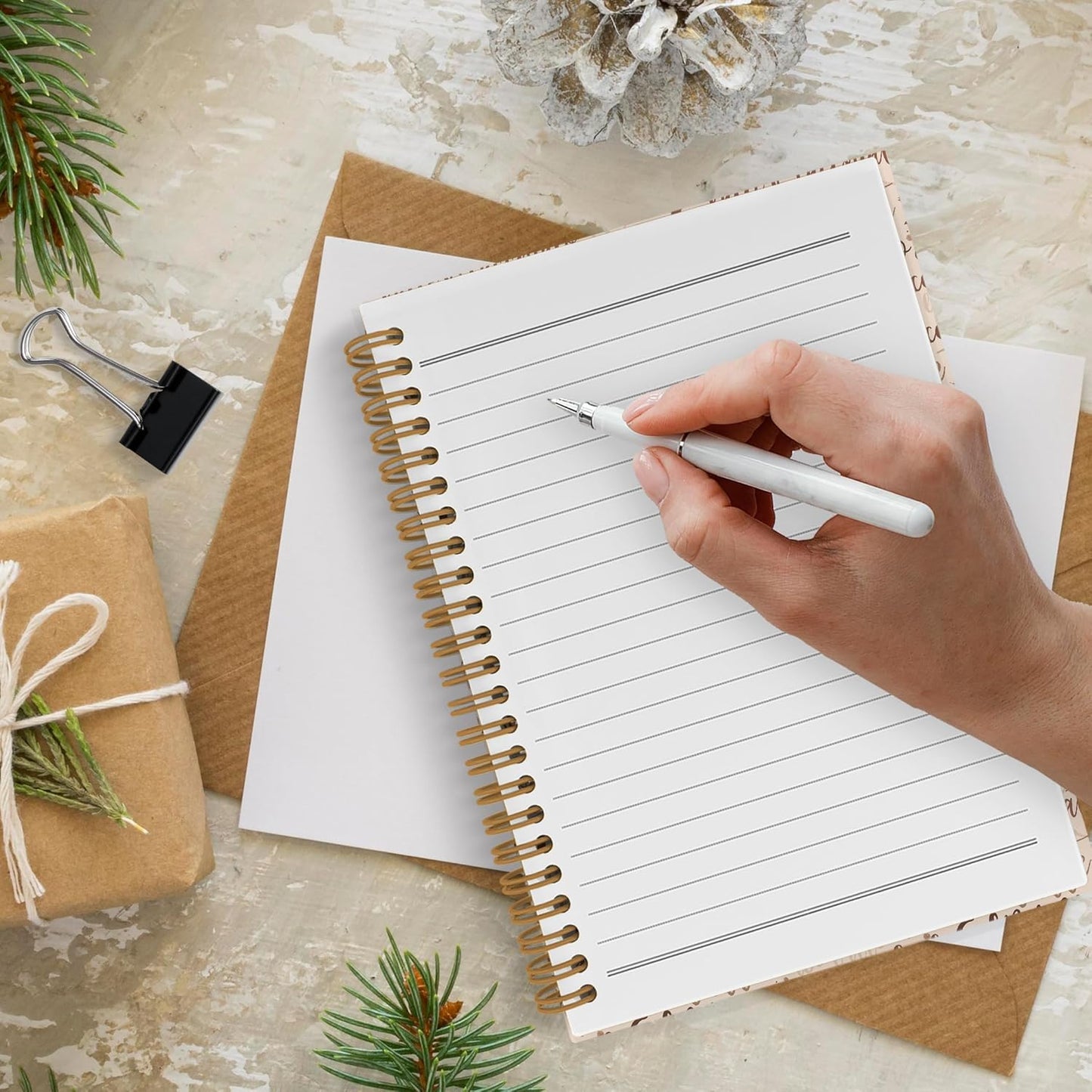 Coffee Themed Spiral Notebook, Coffee Gifts for Women, Coffee Tasting Journal Notebook, Coffee Notebooks for School Work, Coffee Lover Office Supplies Gifts for Women Men, 5.5x8.3 Inch