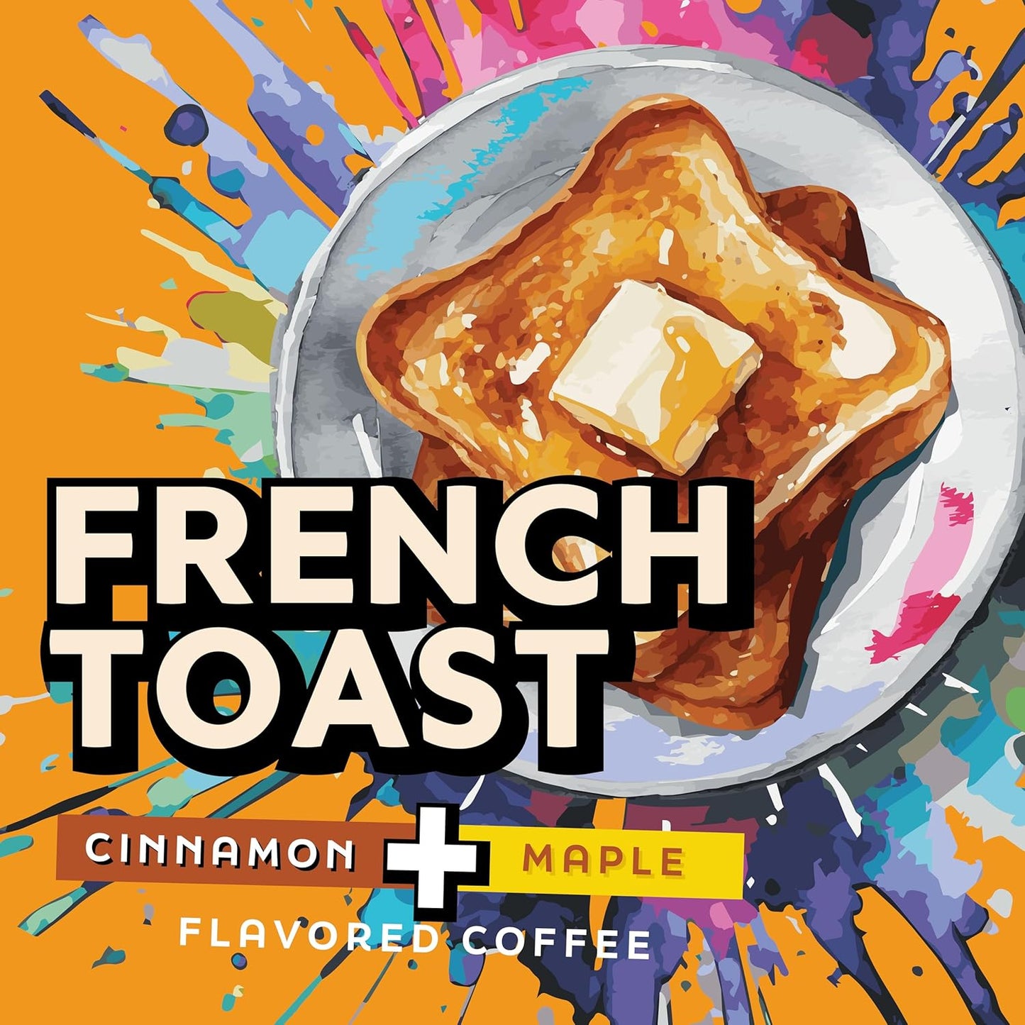 Java Factory Coffee Pods Cinnamon and Maple Flavored Coffee Compatible with K Cup Brewers Including 2.0, French Toast, 80 Count