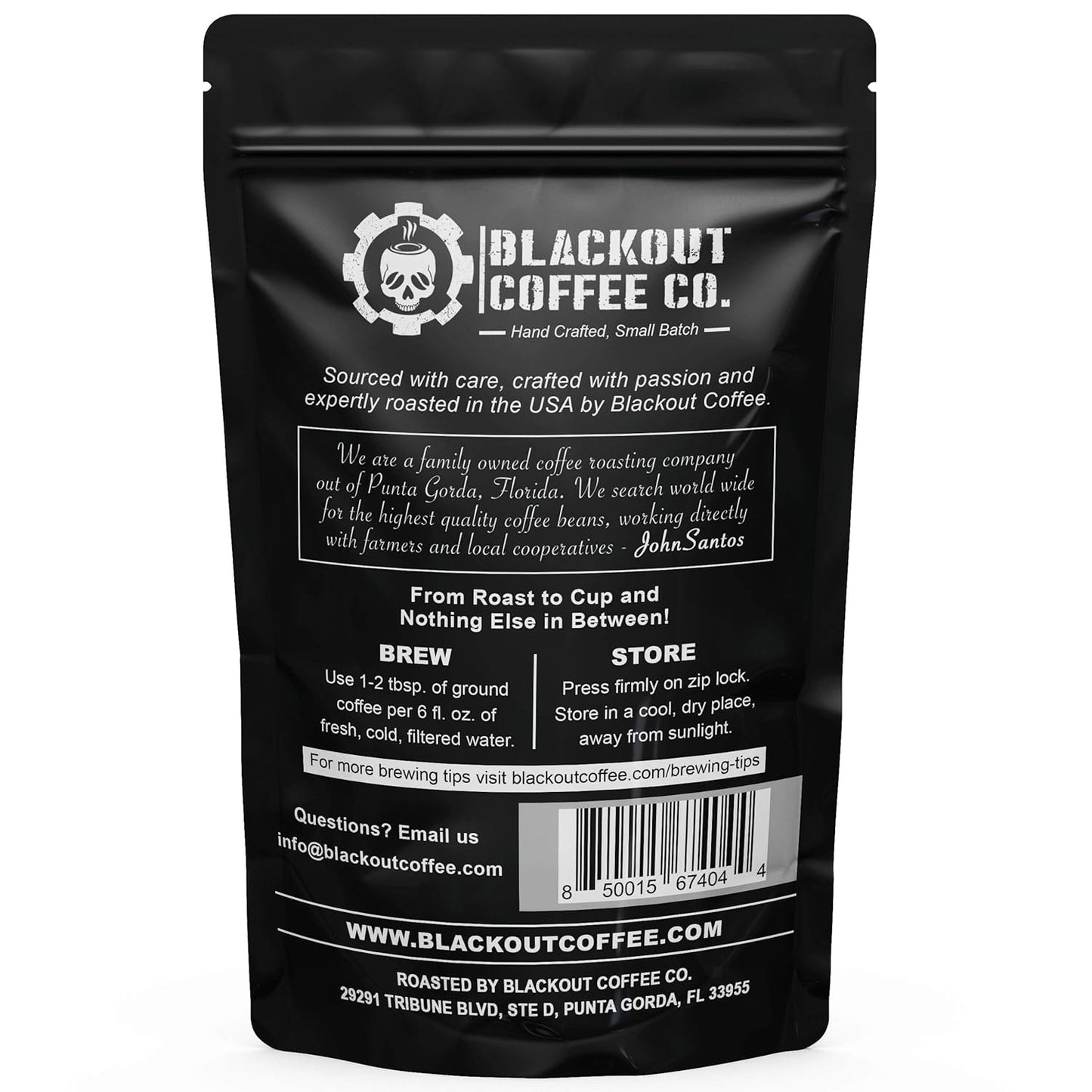 Blackout Coffee Covert Op Cold Brew Medium Roast - Perfect for Cold Brew, Drip, and Pour Overs - Small Batch Freshly Roasted in the USA - 12 oz Bag (Ground Coffee)
