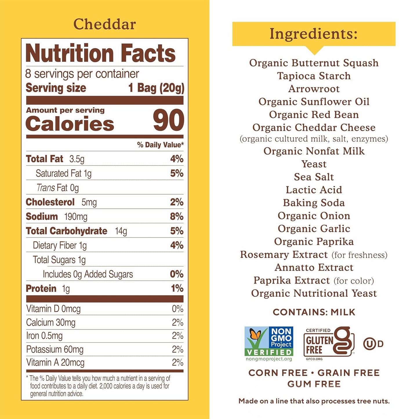 Simple Mills Pop Mmms Cheddar Baked Snack Crackers, Gluten Free, 4 Ounce (Pack of 3)