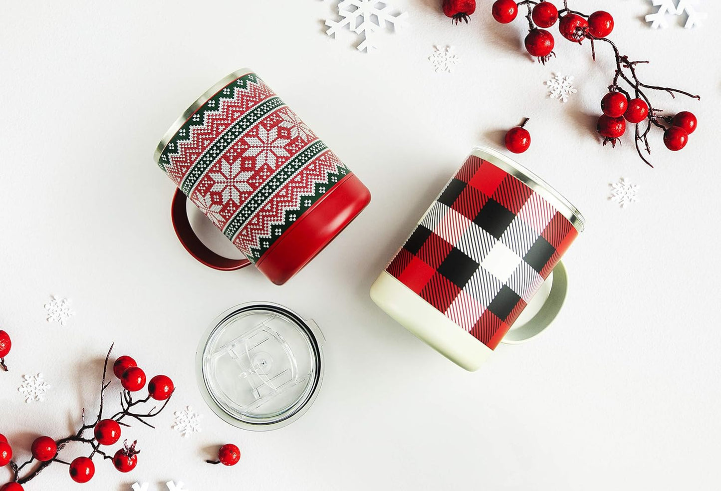 asobu Ultimate Ceramic Travel Mug, 12oz Insulated Stainless Steel Coffee Cup with Handle & Splash-Resistant Lid, Ceramic Lined for Pure Taste, BPA-Free, Double-Wall Vacuum for Hot Drinks