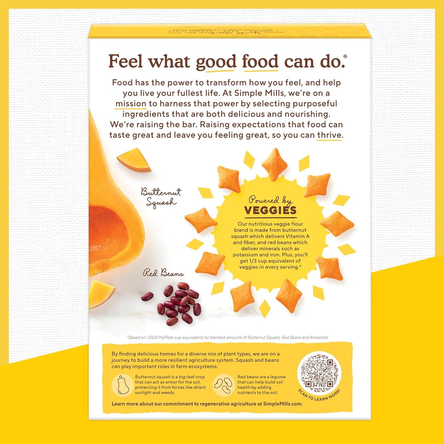 Simple Mills Pop Mmms Cheddar Baked Snack Crackers, Gluten Free, 4 Ounce (Pack of 1)