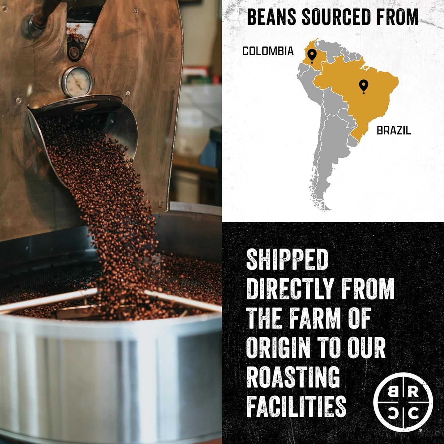 Black Rifle Coffee Company Ground Coffee Medium Roast - Roasted Blend Made from Pure Arabica Beans - Colombian & Brazilian Beans - Veteran Founded & American Made (AK Espresso, 12oz Bag)