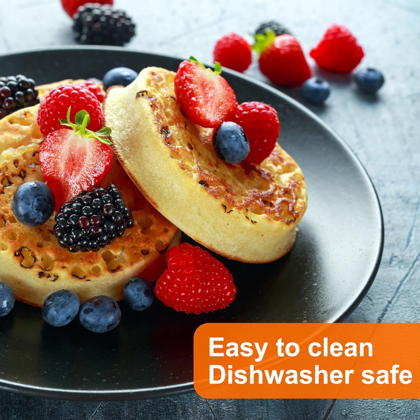 HARFINGTON Round Cake Ring 6.69 x 1 Inch Seamless Stainless Steel Pastry Mousse Dessert Ring Mirror Coating for Baking Cooking English Muffins Crumpet Making Tool