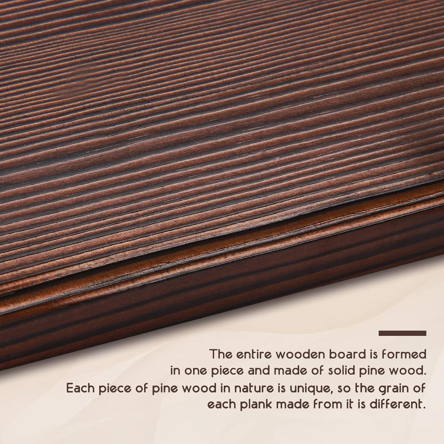 38.6'' Large Coat Rack Wall Mount Coat Hooks Coat Hanger with 10 Metal Black Triple- Hooks Brown Pine Real Wood Plank Hat Rack for Wall Hooks for Hanging Coat Hat Jacket