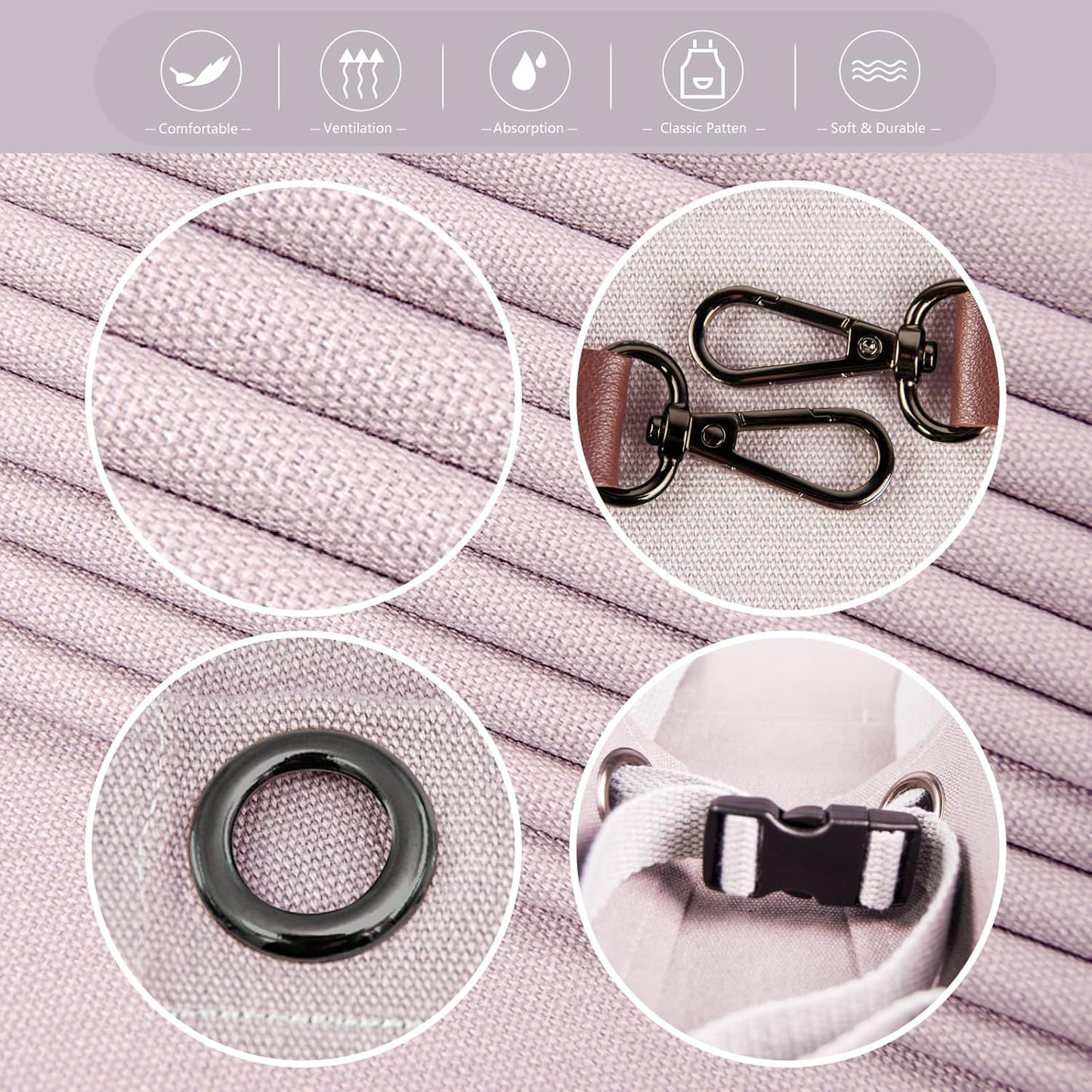 Kitchen Apron, Work Apron, Canvas, Multiple Pockets, Gardening, Painting, BBQ, Artist, Carpenter, Sizes M to XXL, Grey