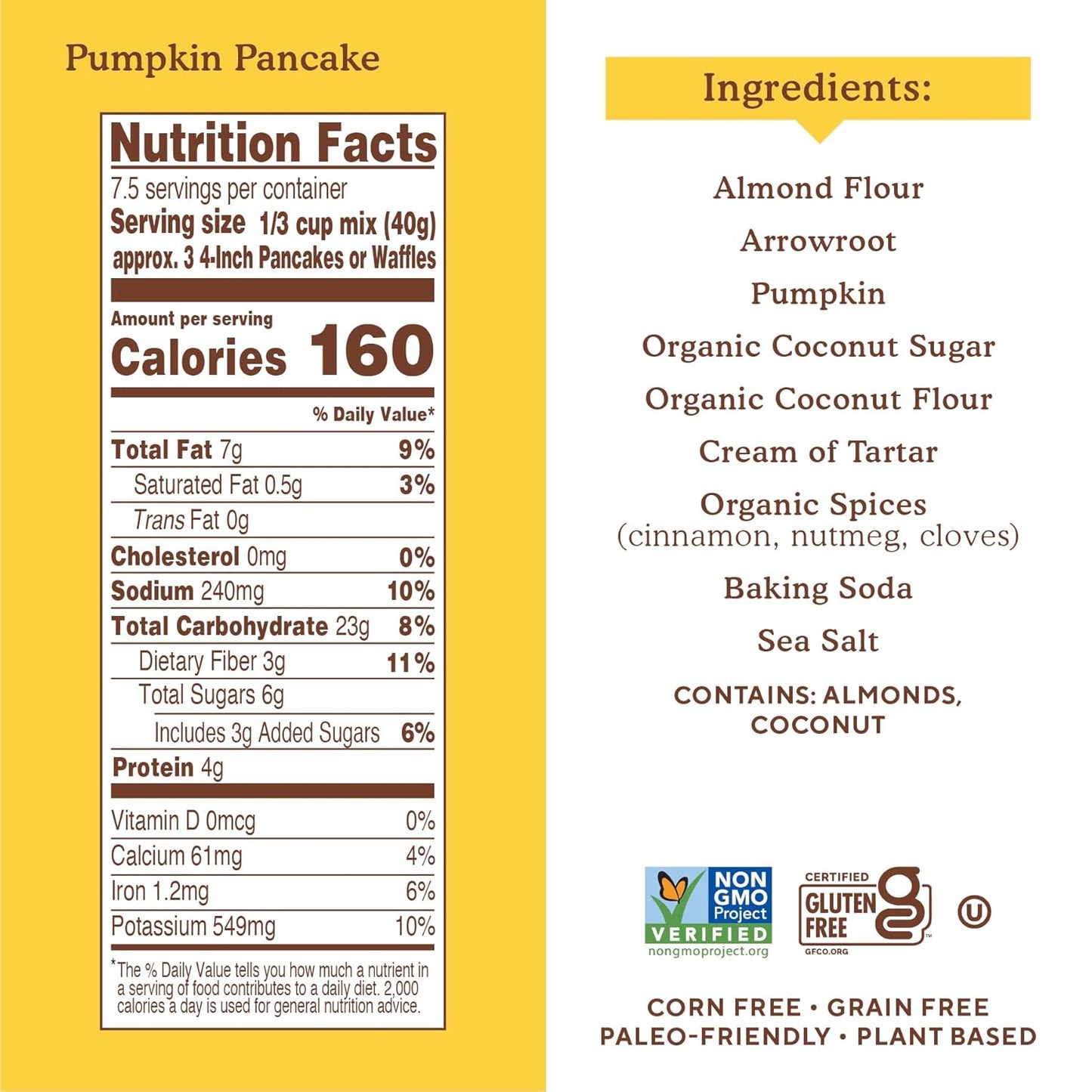 Simple Mills Almond Flour Pancake & Waffle Mix Value Pack (1 Original, 1 Pumpkin) - Gluten Free, Plant Based, Paleo Friendly, Breakfast, (Pack of 2)