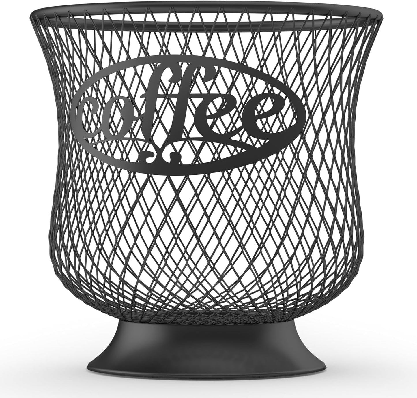 Coffee Pod Holder, Large K Cup Organizer, Large Capacity K Cup Storage for Keuring Espresso Capsule Coffee Creamer, Easy to Refill and Organize for Cafe Bar, Coffee Bar Decor