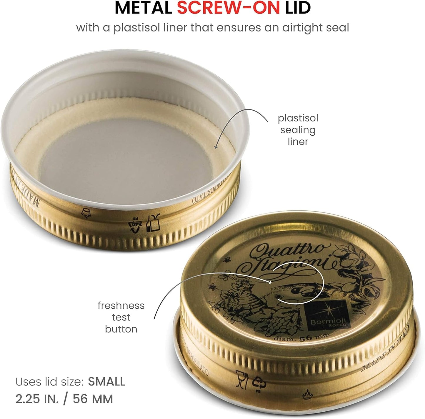 Bormioli Rocco Quattro Stagioni Glass Milk Bottle 33.75 Ounce/1 Liter with Airtight Lid, Great For Kombucha Brewing Bottle, Beer, Homemade Juicing, Smoothies, Beverages, Durable Construction. (6 Pack)