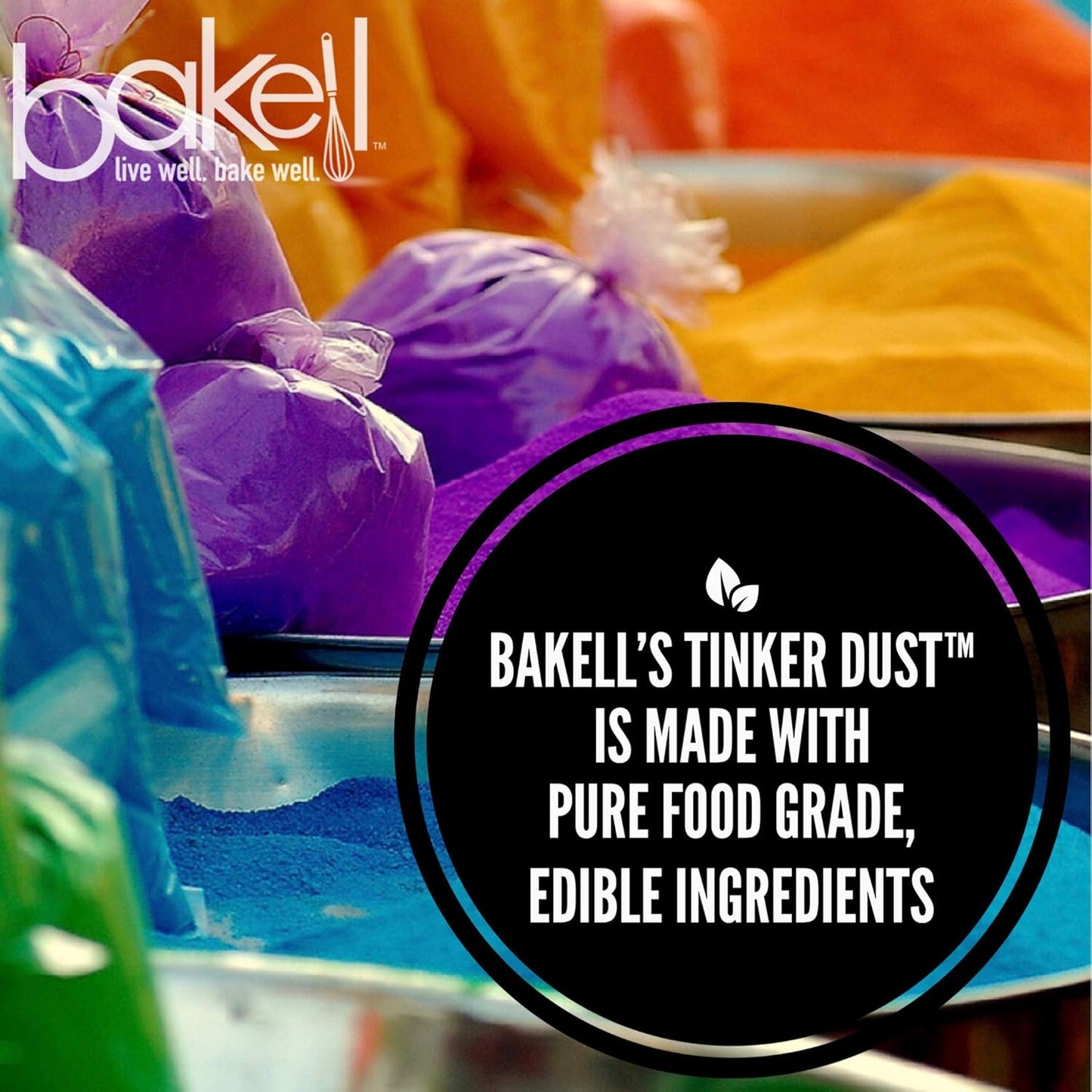 Bakell Leaf Green Tinker Dust - (25g 1x Jar) | Bring a Natural Touch to Your Delicacies with Edible Glitter!