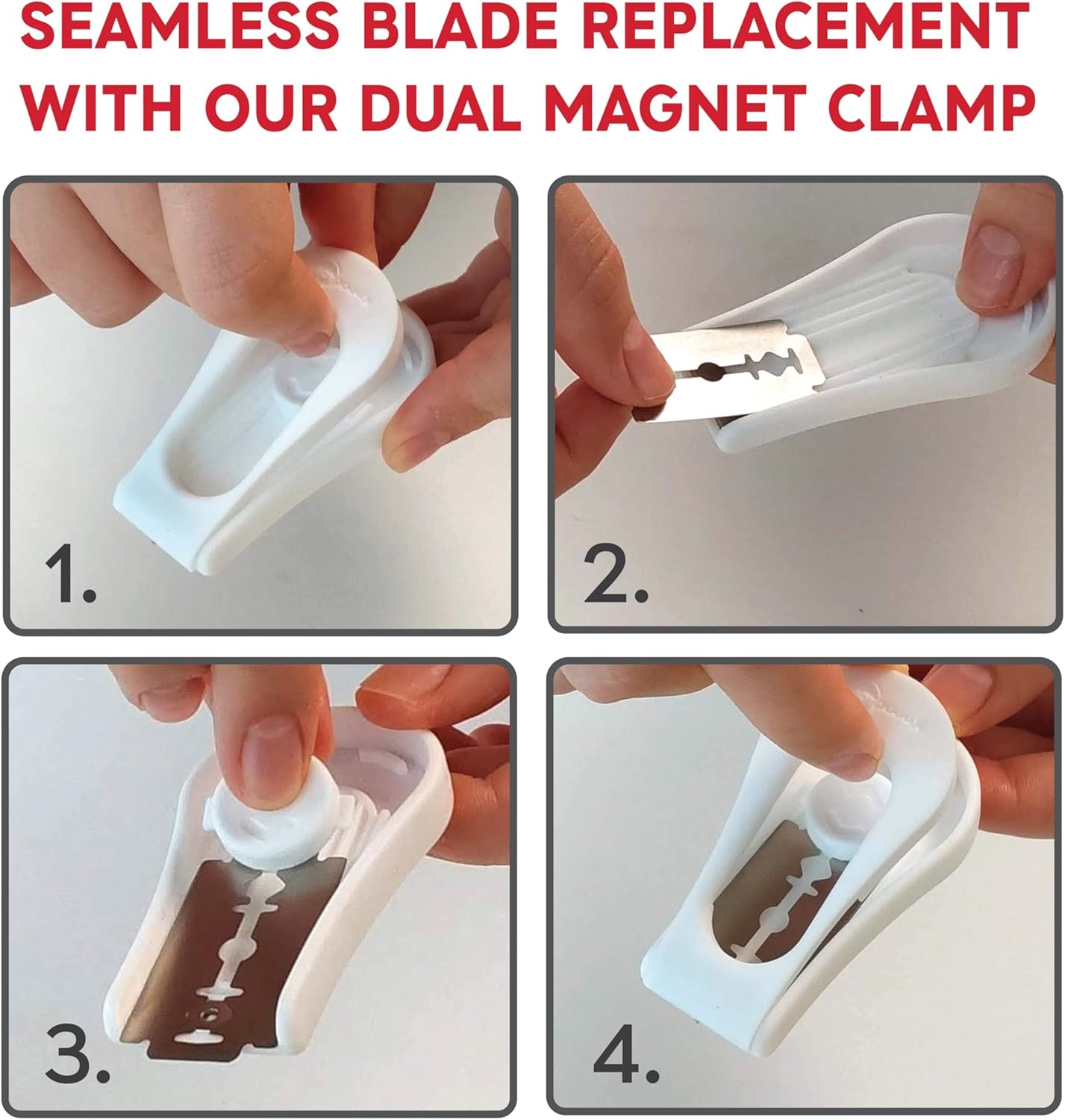 Upgraded Magnetic Bread Lame, Professional Dough Scoring Tool with Extractable Blade, Sourdough Bread Tool for Baking, Includes Scoring Pattern Booklet & 5 Replaceable Razor Blades