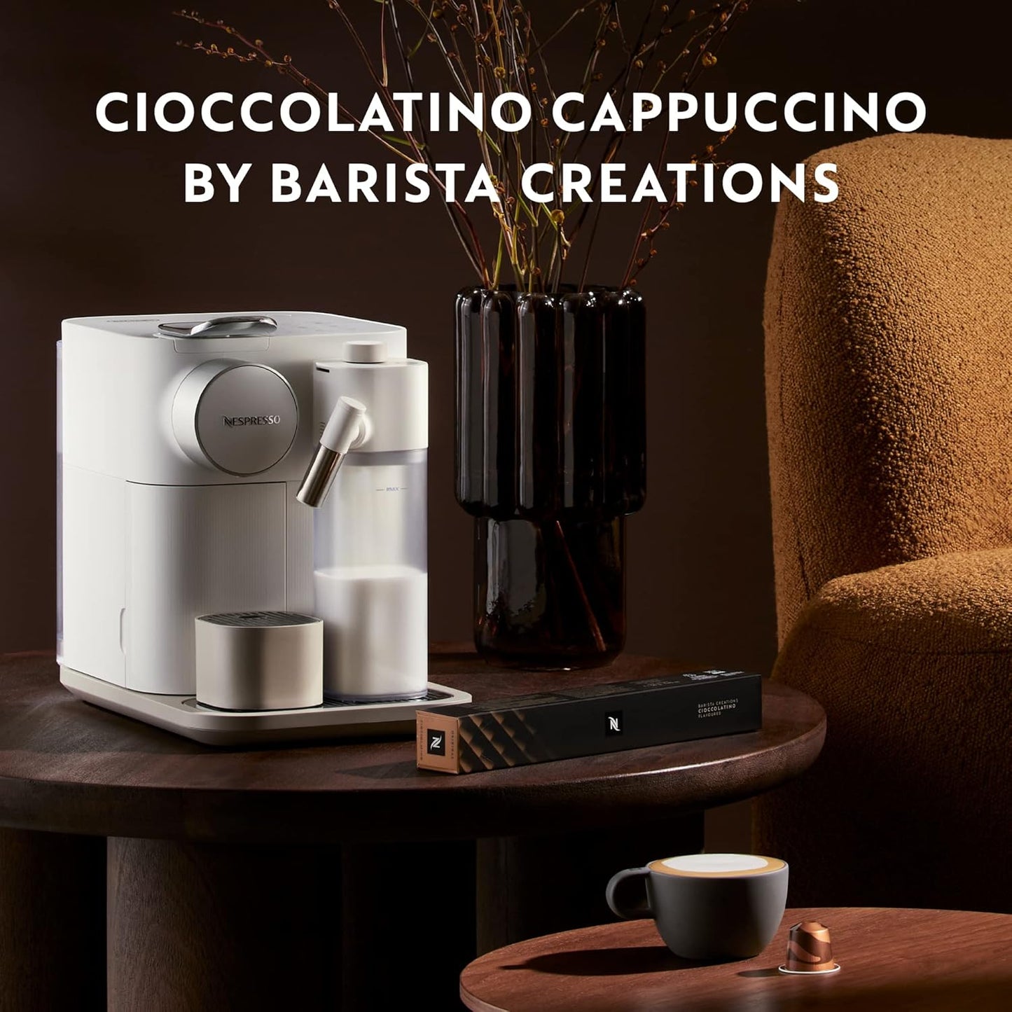 Nespresso Capsules Original Line, Cioccolato, Medium Roast Espresso Coffee, 50 Count Espresso Coffee Pods