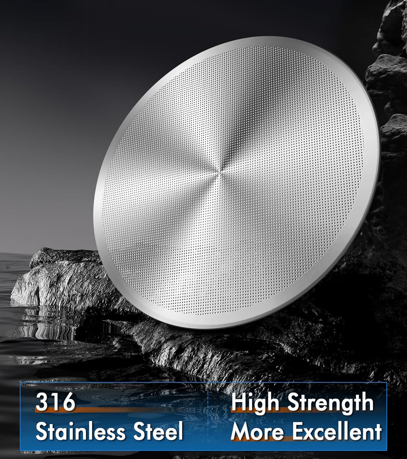 3 Pack Espresso Puck Screen for CASABREWS Espresso Machine, 316 Stainless Steel 0.2mm Ultra-Thin Coffee Espresso Filter Screen for Espresso Portafilter Filter Basket, 51mm