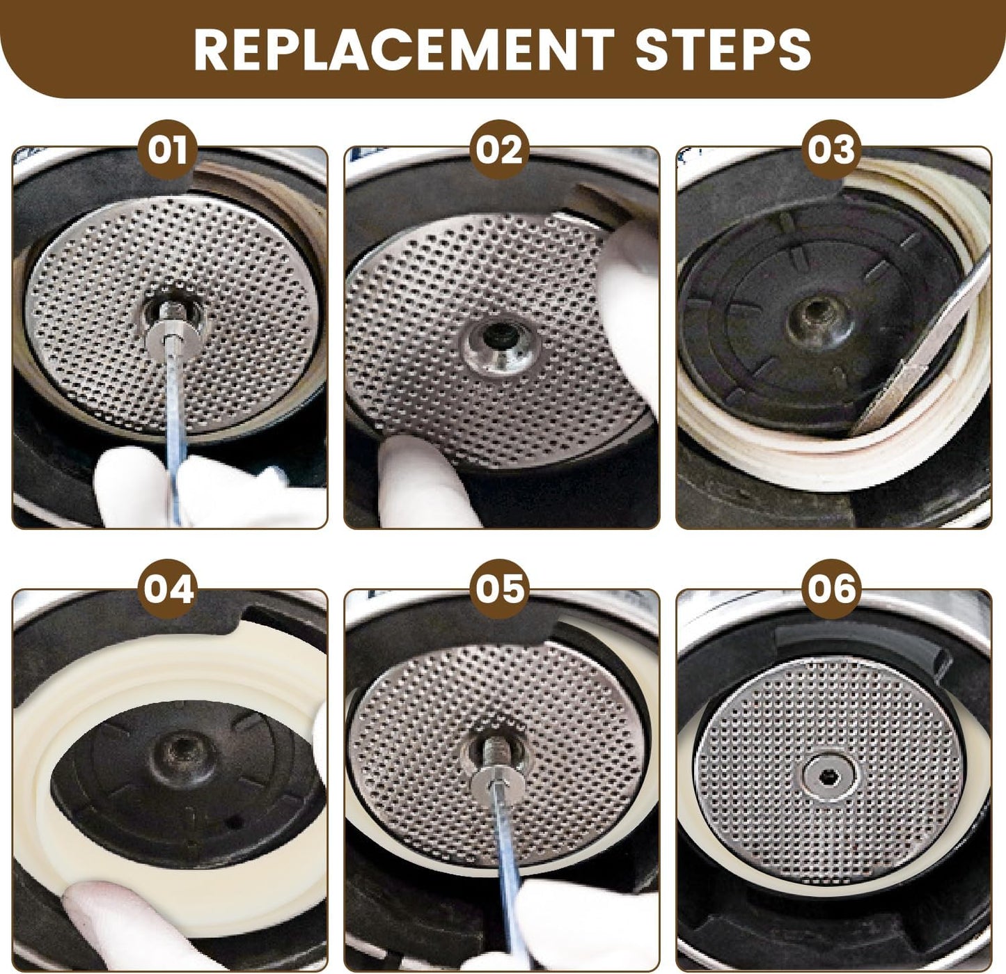 4 Pcs 54mm Silicone Steam Ring Replacement Gasket for BrevilleEspressoMachine878/870/860/840/810/500/450/Sage 500/870/875/880/810/878, No BPA Grouphead Gasket
