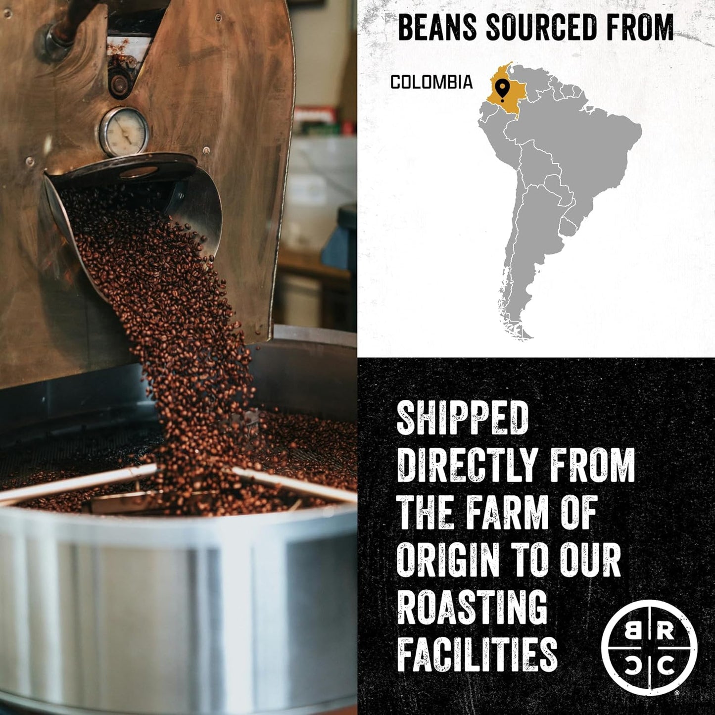 Black Rifle Coffee Company Ground Coffee Medium Roast - Roasted Blend Made from Pure Arabica Beans - Colombian & Brazilian Beans - Veteran Founded & American Made (Just Decaf, 12oz Bag)