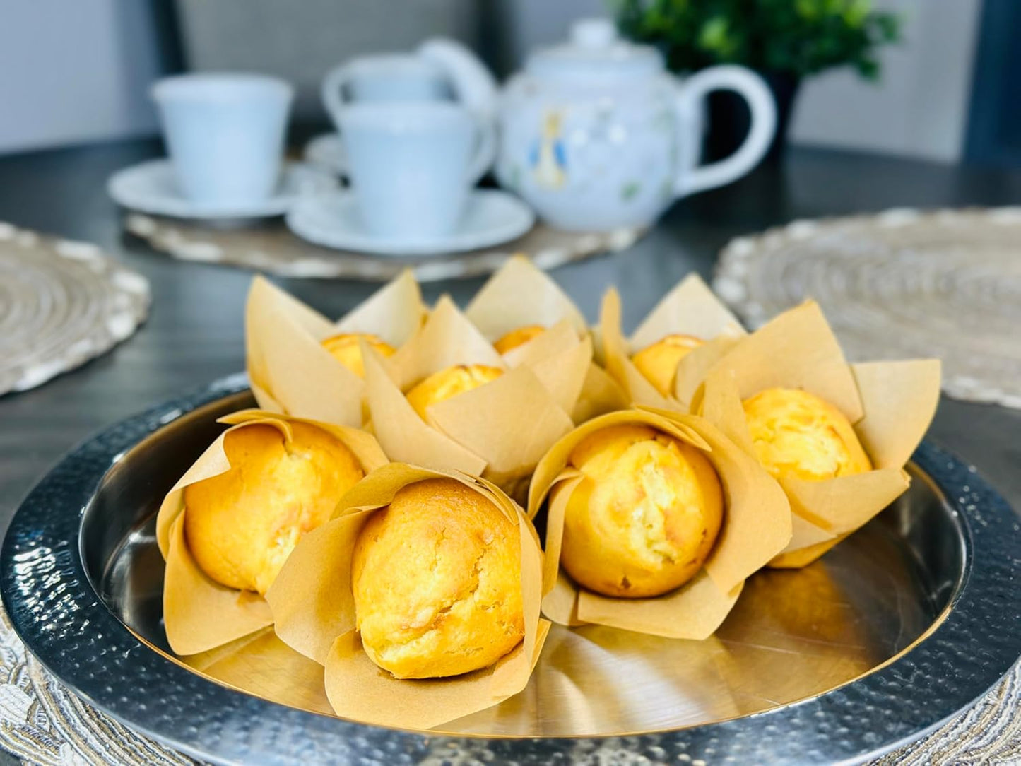 Molibake Vanilla Muffin Mix - Pack of 1 – Premium Vanilla Muffin Baking Mix for Home Oven and Muffins Maker – 14 oz – All-Natural Easy-to-Use Mix for Fluffy, Bakery-Style Homemade Muffins