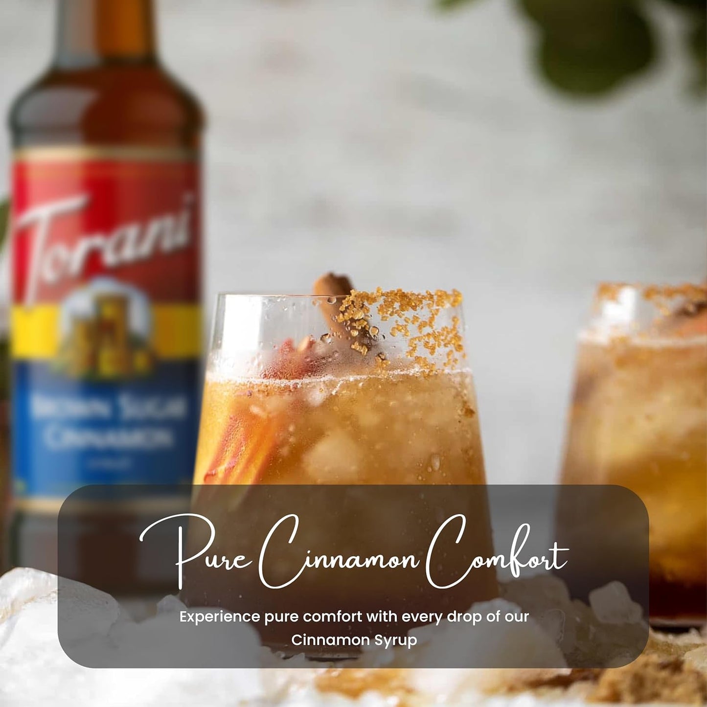 Jimoco® Syrup Pump Dispenser + Torani® Brown Sugar Cinnamon Syrup, 25.4 oz - Coffee Syrup Pump & Flavoring Bundle