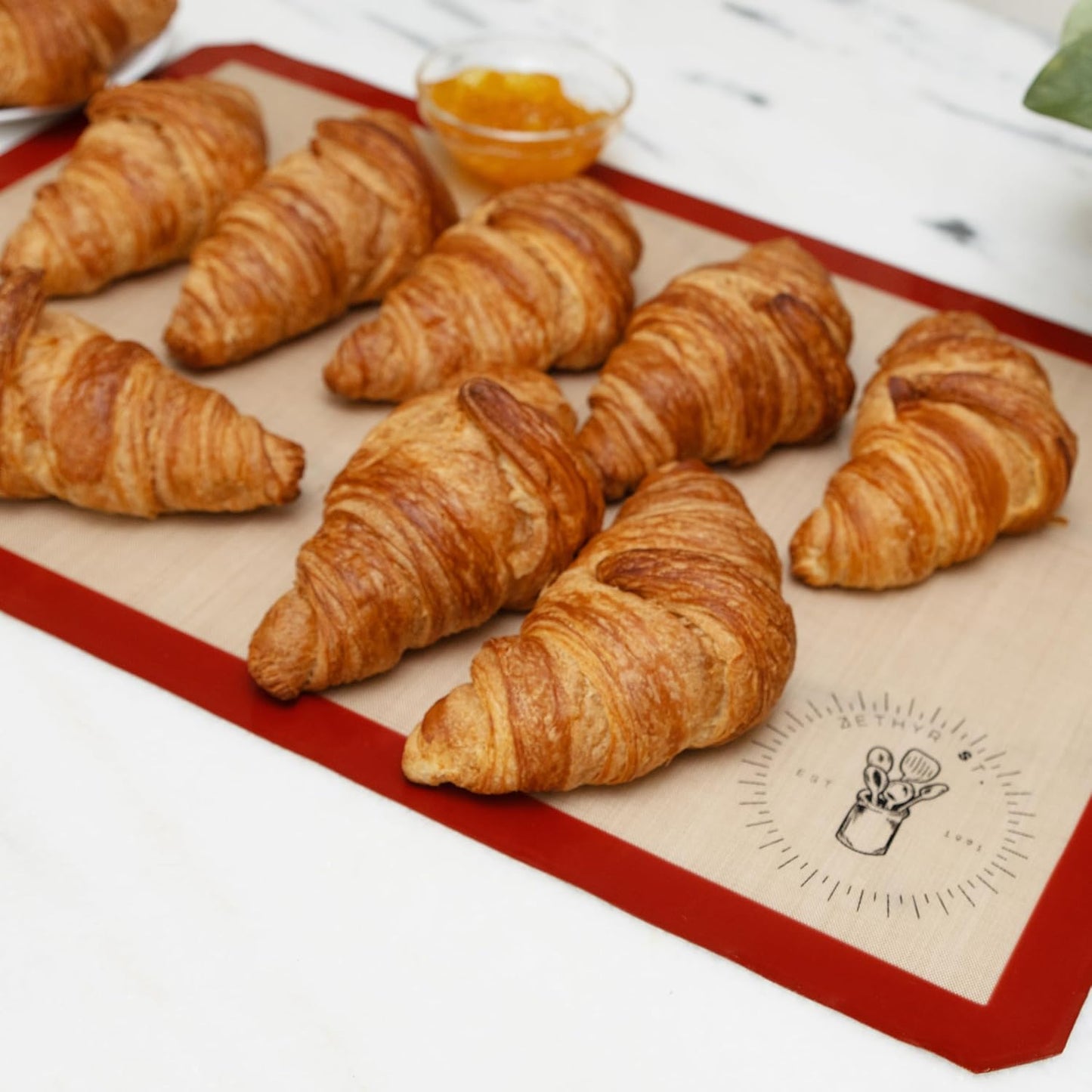 Silicone Baking Mats, Full size, Baking Sheet Liners, Multi Pack,17 x 25 inch, Non-Stick, Silicone Baking Sheet Liner, Perfect For Baking Macarons Cookies And Cakes (Full Size, 10, Baking Mats)