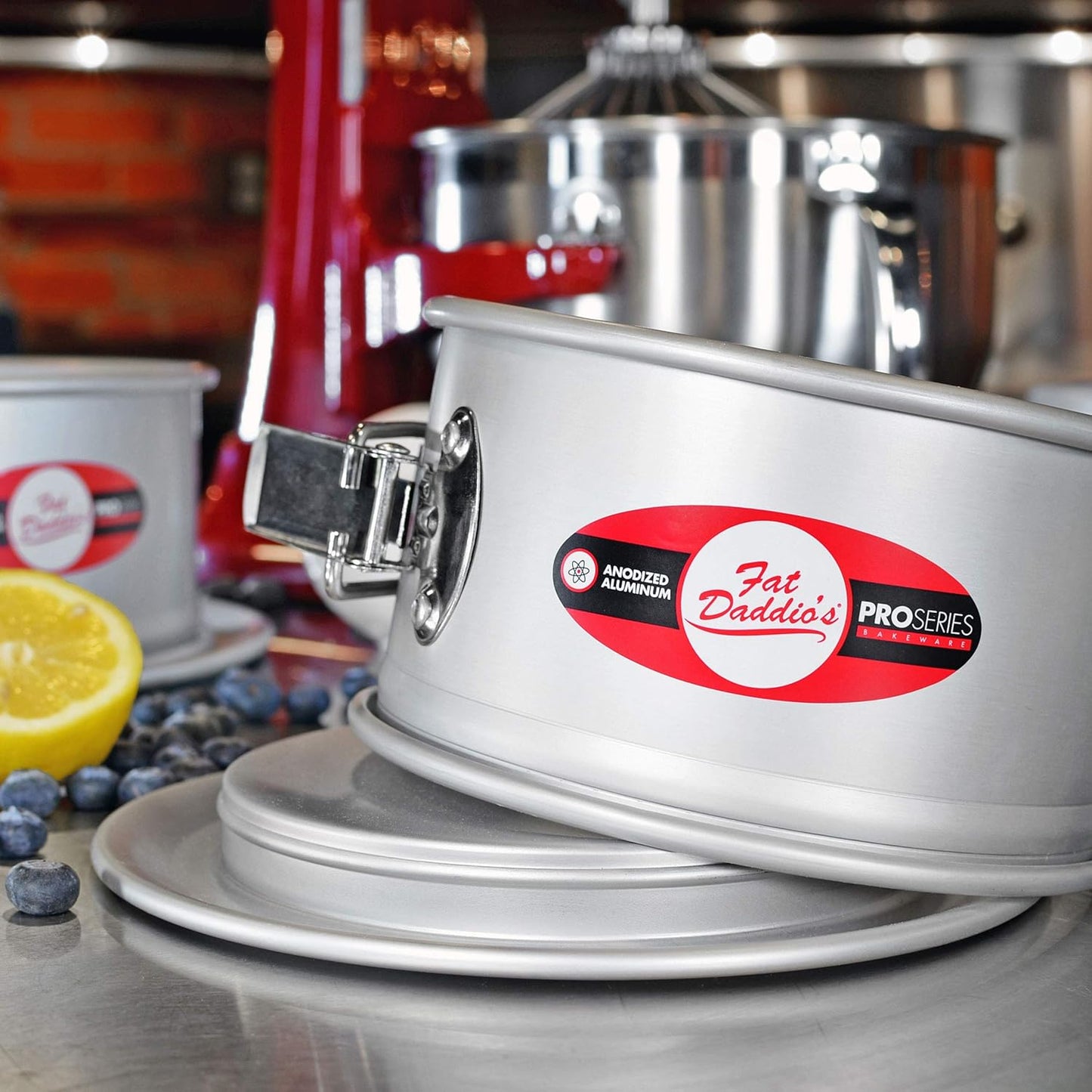 Fat Daddio's PSF-103 Anodized Aluminum Springform Pan, 10 x 3 Inch