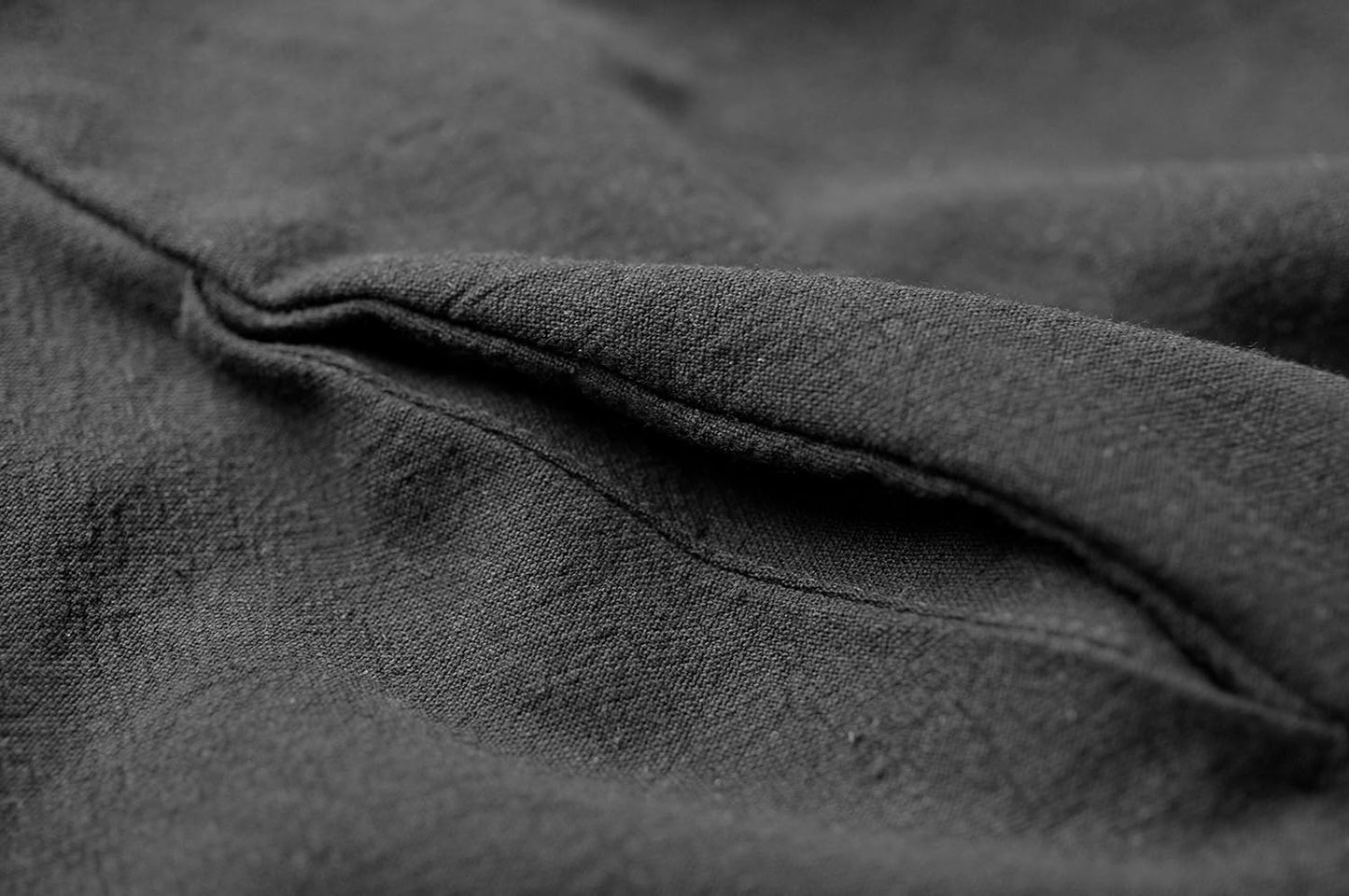 Cotton Linen Japanese Apron Halter Cross Back Bandage X Shape Aprons Two Pockets