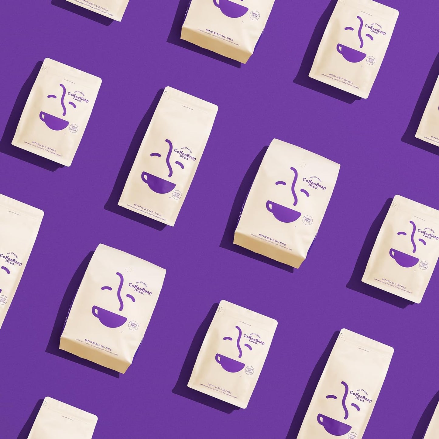 Coffee Bean Direct Organic Fair Trade Ethiopian Yirgacheffe, Whole Bean Coffee, Light Roast, 1 Pound Bag (Pack of 1)