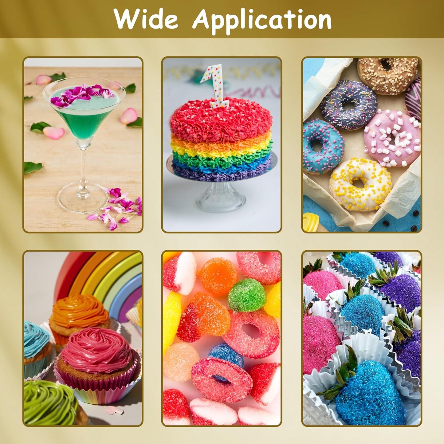 Glitter & Glitz Edible Glitter for Drinks - Premium Drink Glitter Edible Dust for Cocktails, Baking, Brew, Champagne - Luster Dust and Cocktail Glitter - Edible Glitter for Drinks Decoration (Baby Pink, 5Grams)