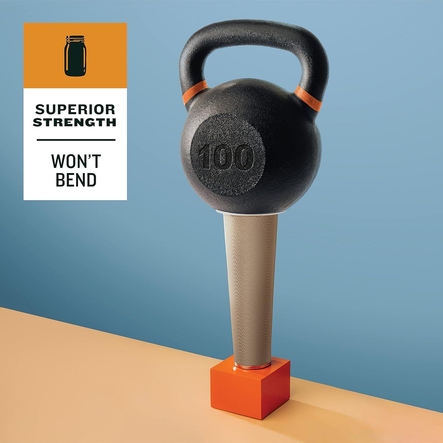 County Line Kitchen Glass Cold Brew Coffee Maker with Lid - Wide Mouth, 2 Quart (64 oz) - Heavy Duty, Leak Proof - Sun & Iced Tea Pitcher, Cold Brew Coffee, Breast Milk Storage, Water - Silver