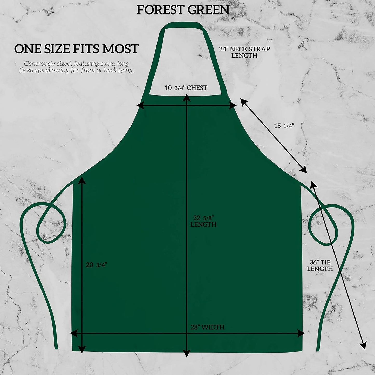 GREEN LIFESTYLE 12 Pack Professional Chef Apron – Grilling Aprons for Men, Waterproof Cooking Aprons for BBQ, Work or Restaurant Use, Kitchen Aprons for Women – Green, No Pockets