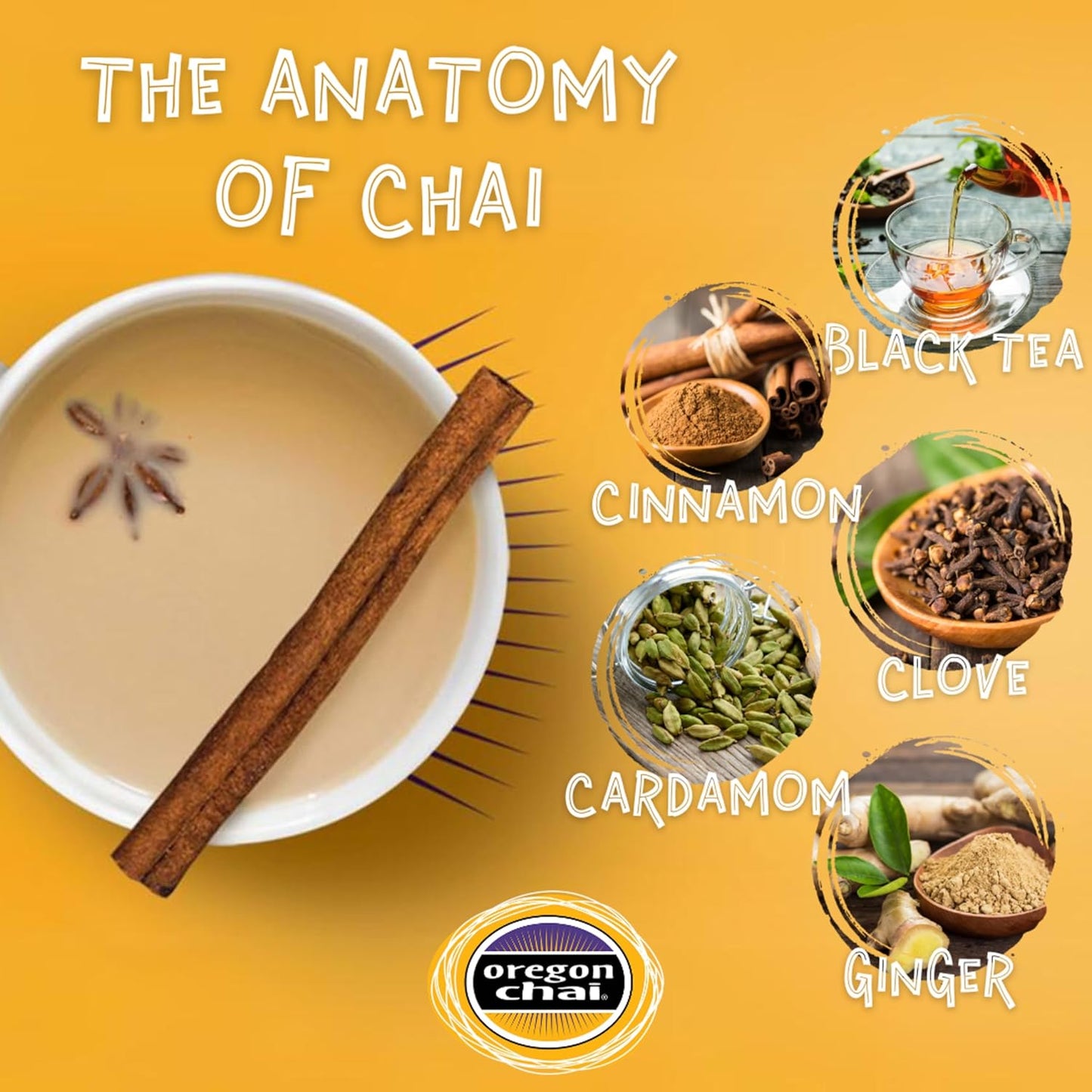 Oregon Chai Original Dry Chai Latte Mix, 3 Pound (Pack of 1)