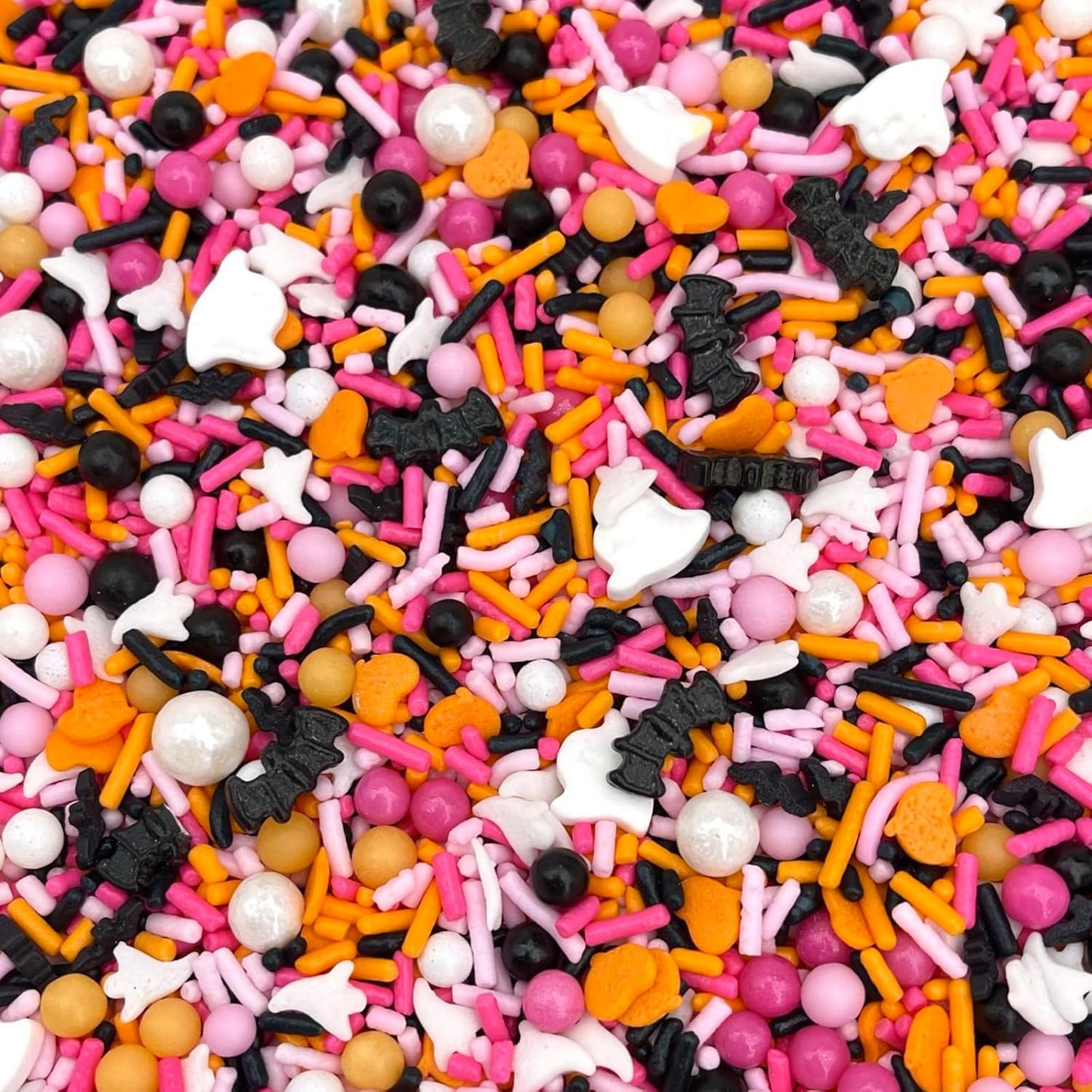 Manvscakes Sprinkles - Themed Sprinkles for Cake Decorating, Sprinkle Mix for Cookies, Ice Cream, Fondant Cake, Caramel Apples, Cupcakes & Other Desserts, Assorted Halloween Sprinkles, 4 oz