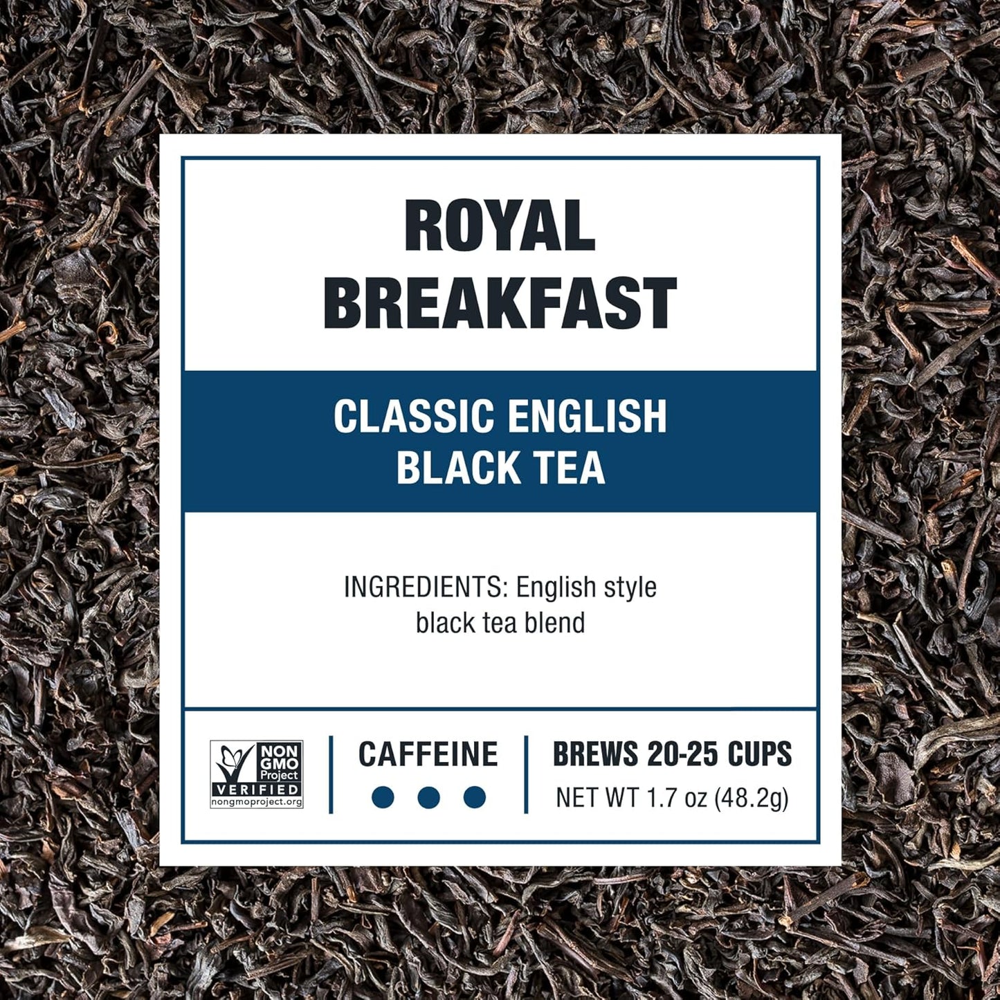 Tiesta Tea - Royal Breakfast, Loose Leaf, Classic English Black Tea, Premium Blend, High Caffeine Hot & Iced, Brews Up to 25 Cups, 1.7 Ounce Resealable Pouch