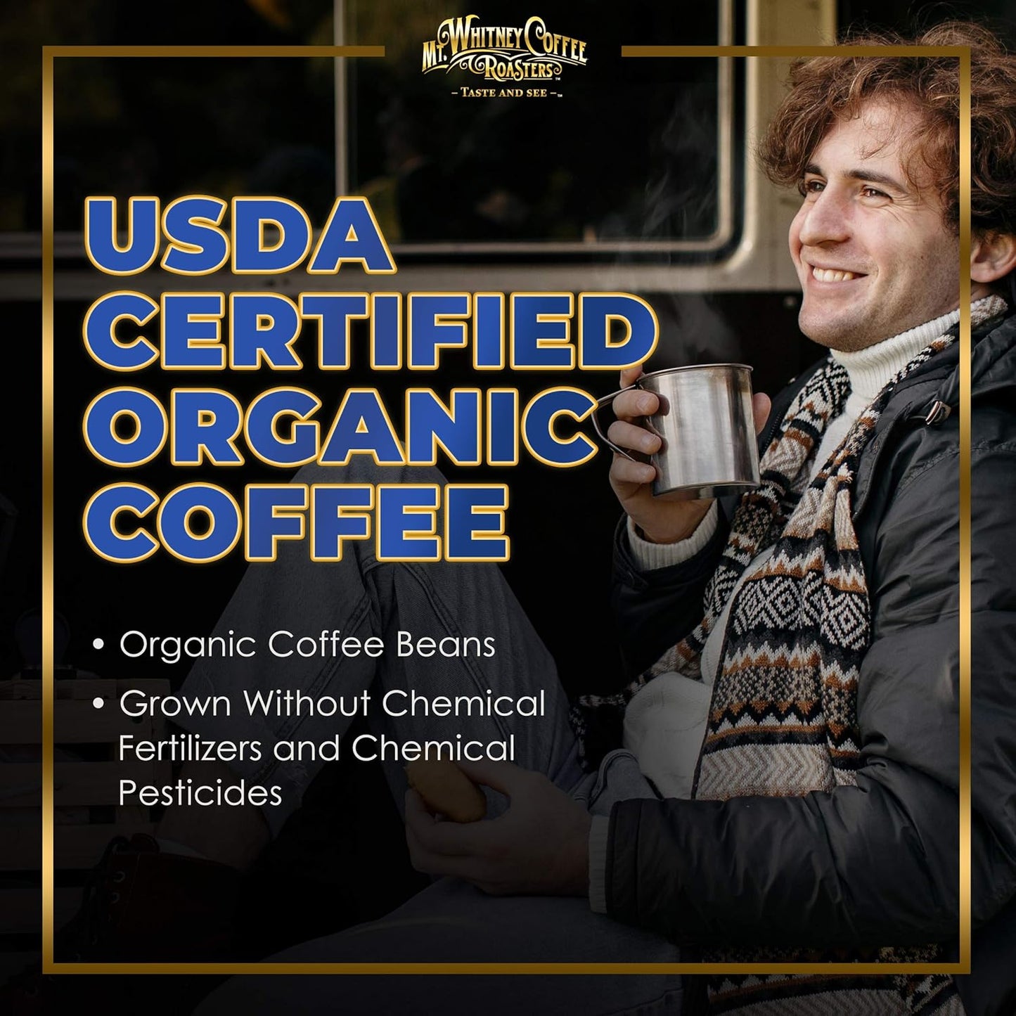 Mt. Whitney Organic Ethiopia Guji Coffee (Ground, 2 Lb)