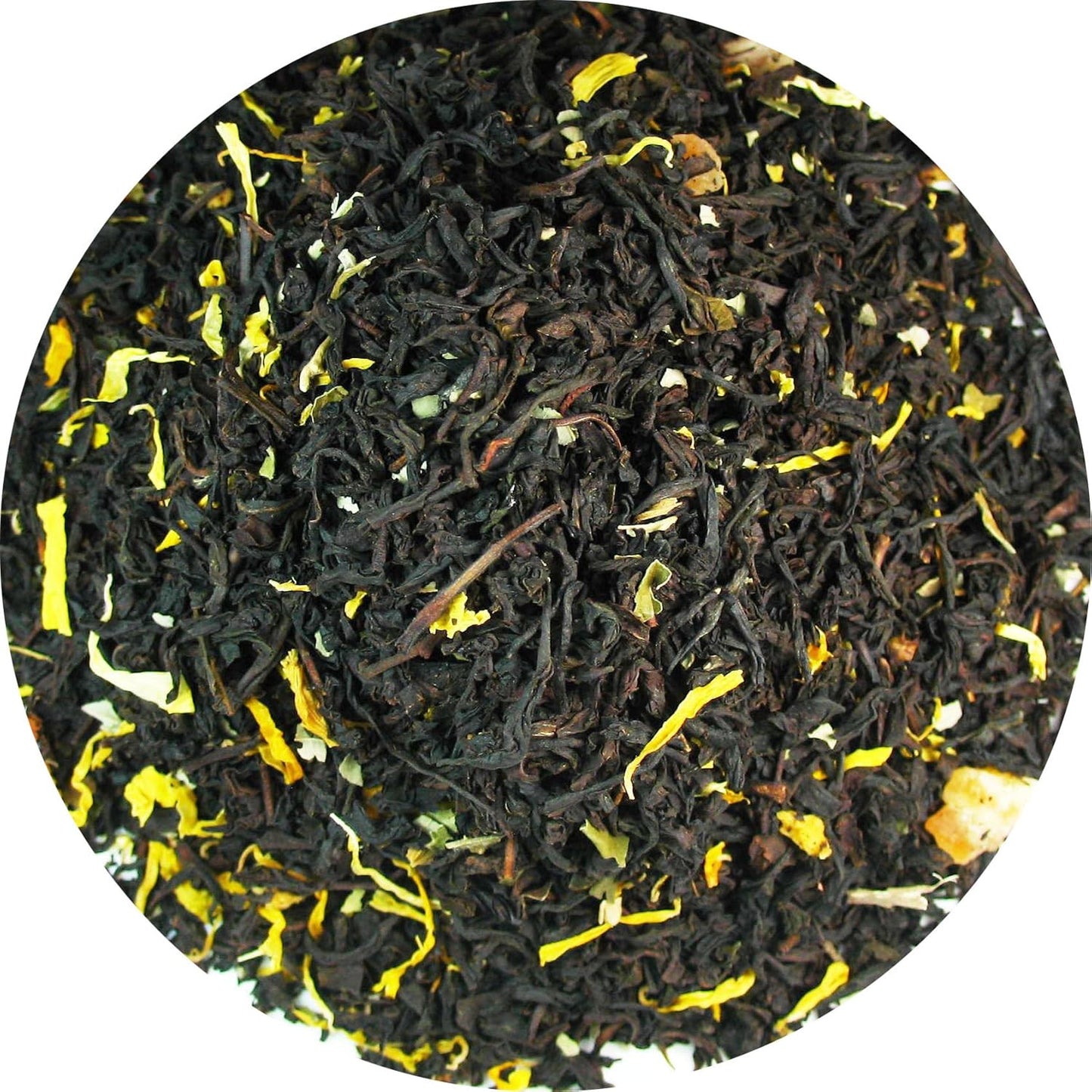 Peach Apricot Iced Tea, Ceylon Black Loose Leaf Tea blended with the essence of Apricot and Peach – 4 Oz Bag